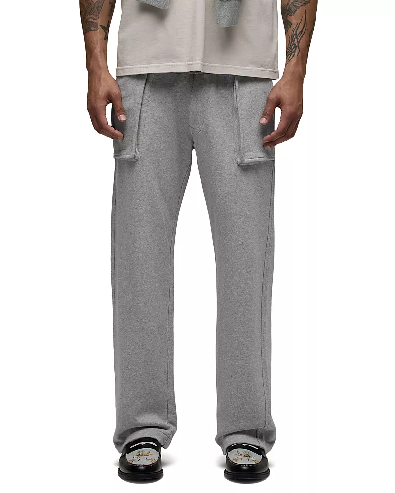 Hudson Straight Leg French Terry Cotton Blend 32 Pants