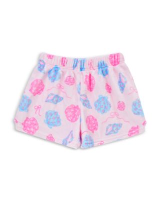 Girls' Seashells Plush Shorts - Little Kid, Big Kid