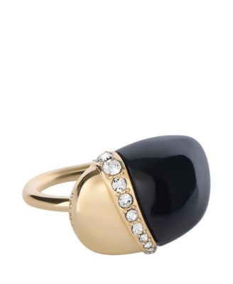 Balmain Organic Ring in Lacquered Brass