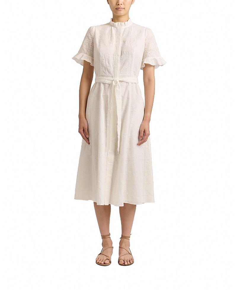 Cartolina Aria Eyelet Midi Dress
