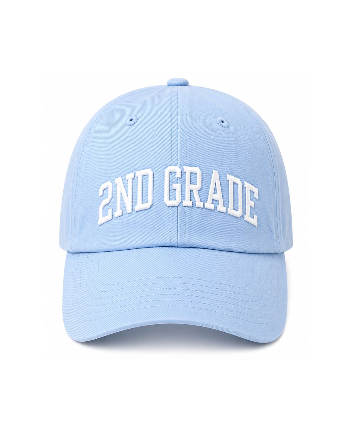 Bits & Bows Unisex Back-to-School 2nd Grade Baseball Hat