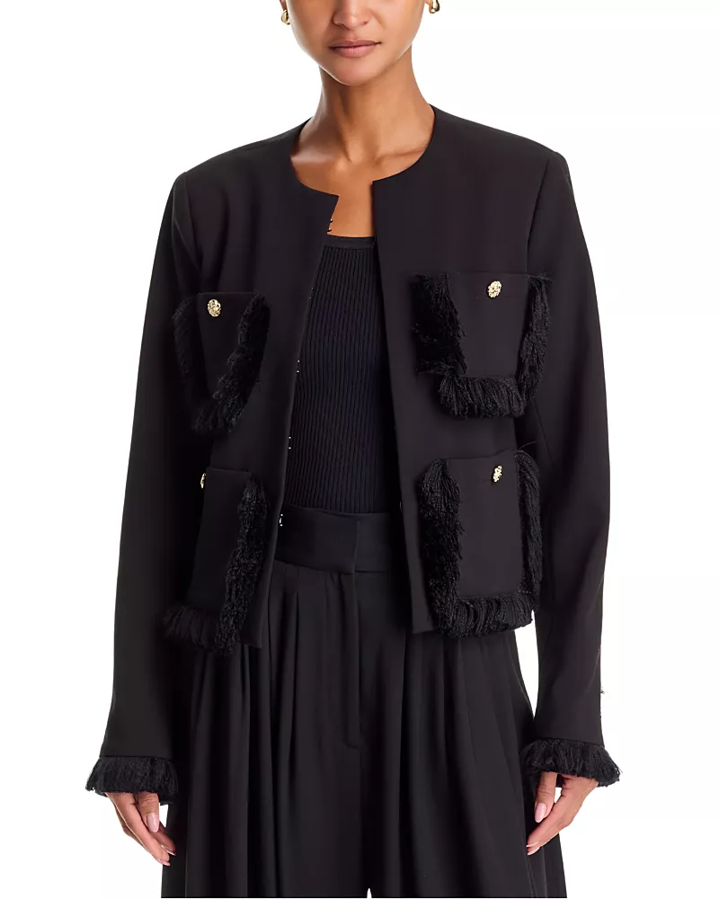 Essentiel Antwerp Kinetic Fringed Jacket