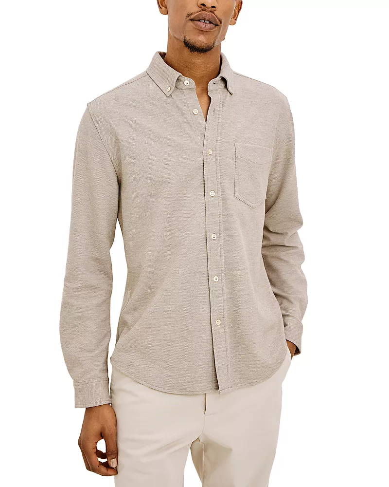 Rails Vincent Relaxed Fit Long Sleeve Knit Shirt