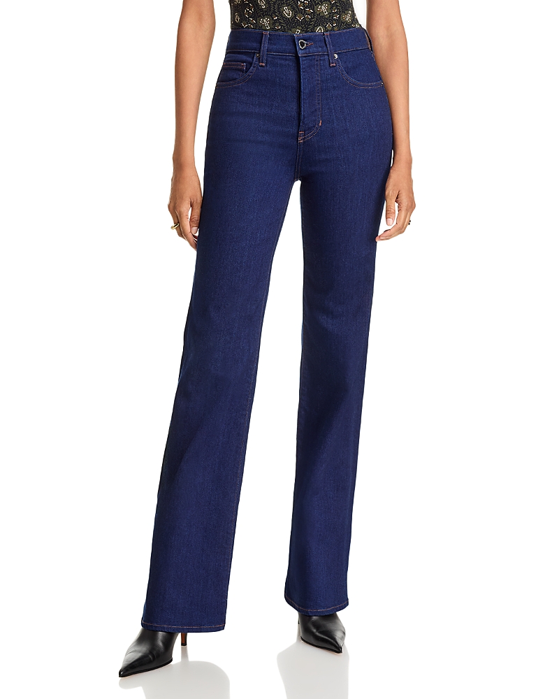 Veronica Beard Crosbie High Rise Wide Leg Jeans in Indigo Rinse