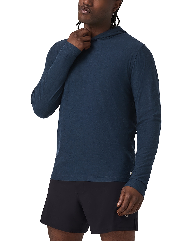 Vuori Strato Tech Hoodie in Isle Blue