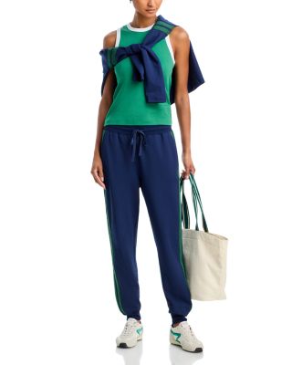 Varsity Drawstring Waist Joggers - Exclusive - thumbnail 2