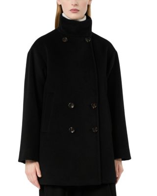 Mstmaroso Wool Double Breasted Coat