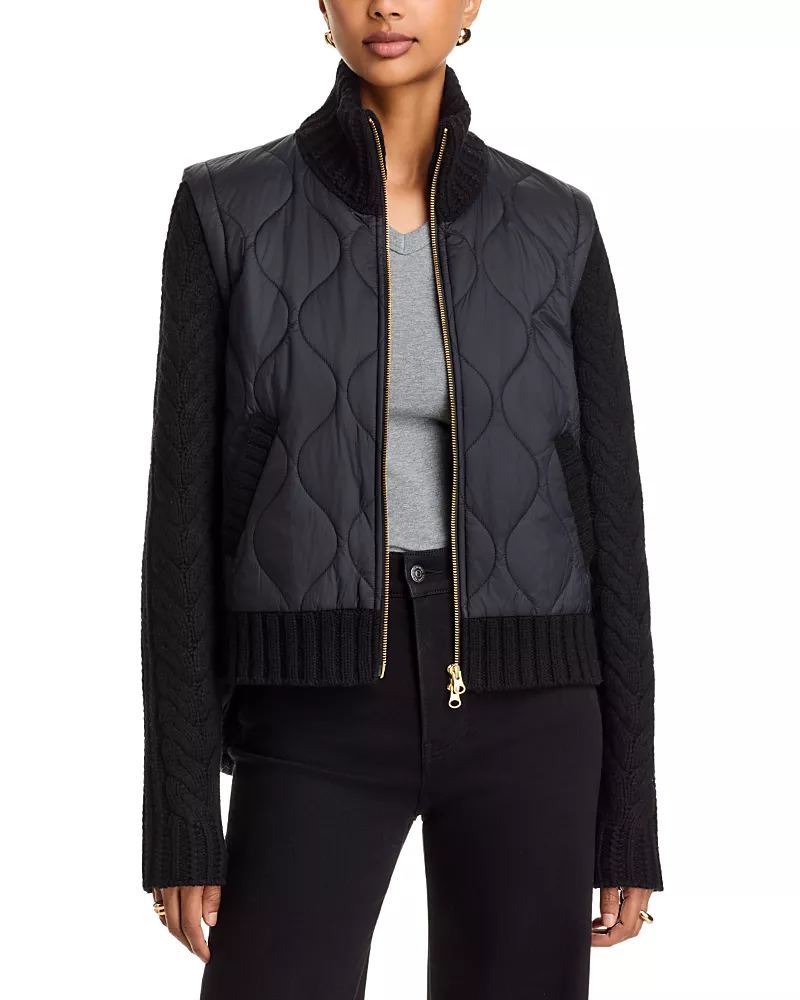 Veronica Beard Patra Mixed Media Jacket