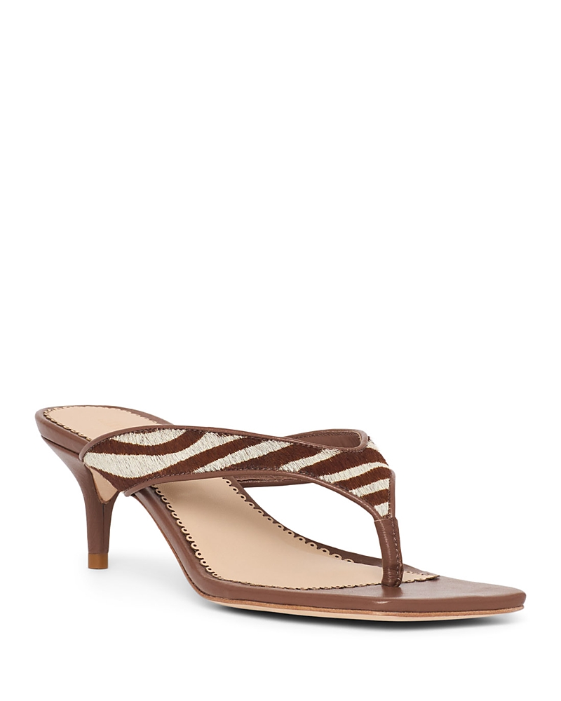 Cinq a Sept Women's Frankie Calf Hair Thong Sandals