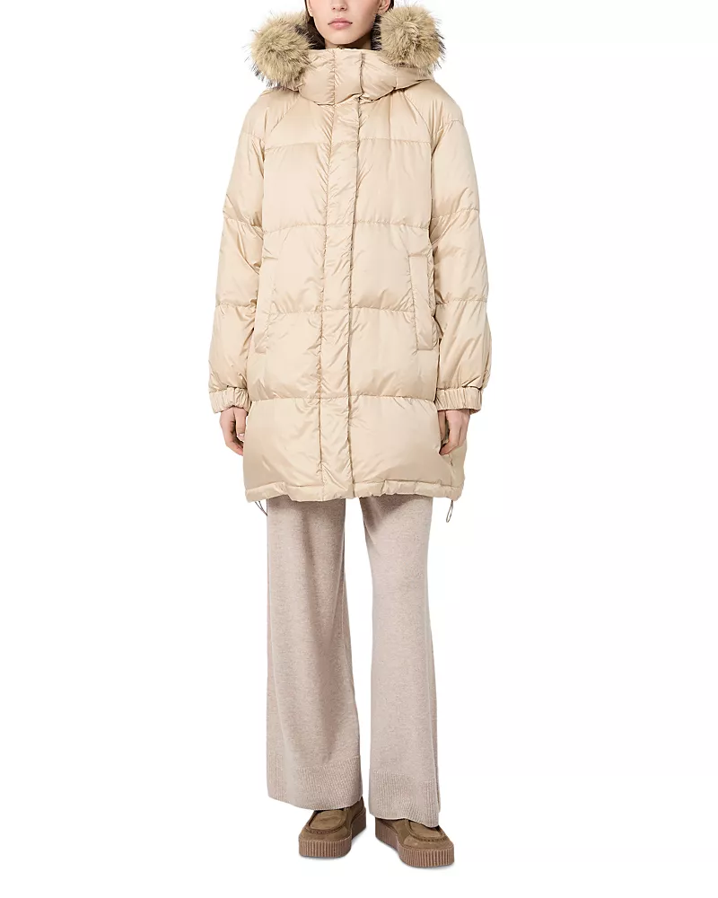 Weekend Max Mara Wkdanfora Down Quilted Hooded Coat