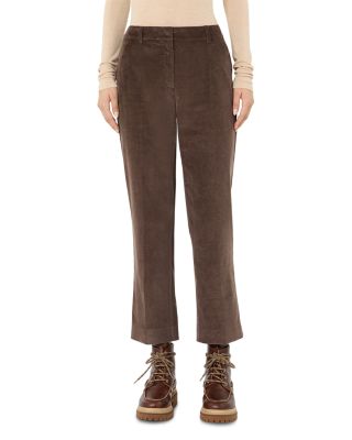 Wkdmarruca Stretch Cotton Velvet Cropped Trousers