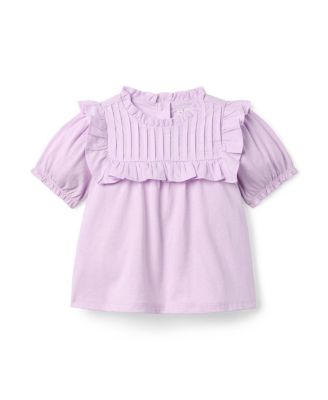 Girls' Ruffle Pintuck Top - Baby, Little Kid, Big Kid