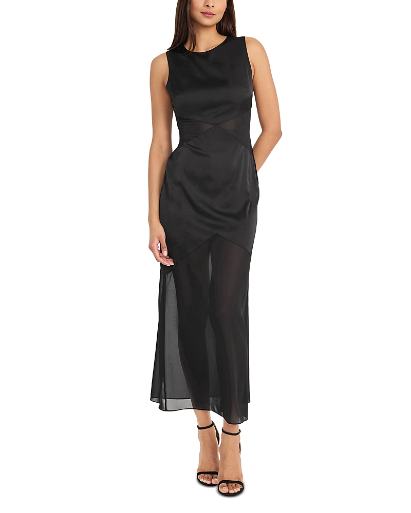 Donna Morgan Sleeveless Mesh Dress