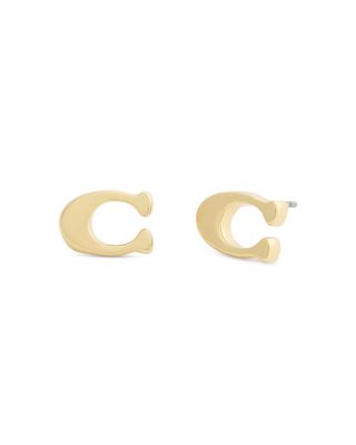 Signature C Stud Earrings