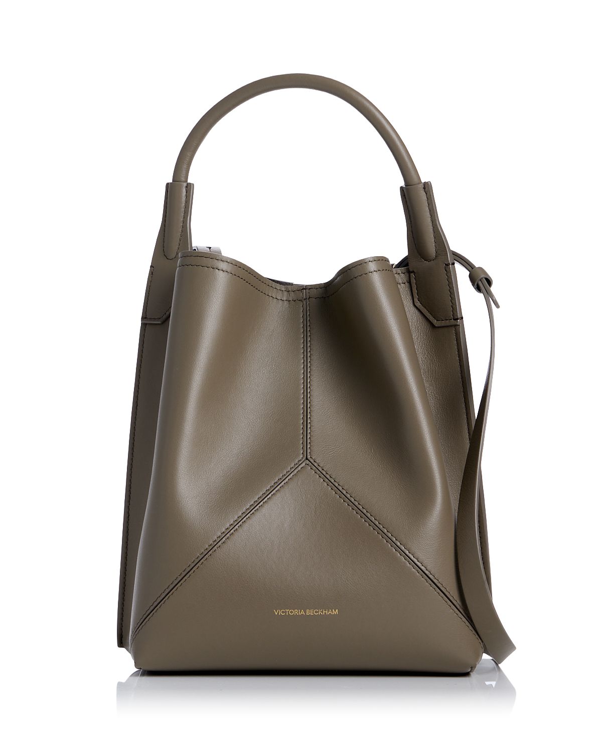 Victoria Beckham Victoria Medium Leather Bucket Bag