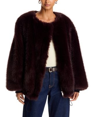 Faux Fur Blouson Jacket