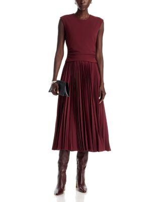 Carly Sleeveless Pleated Dress - thumbnail 2