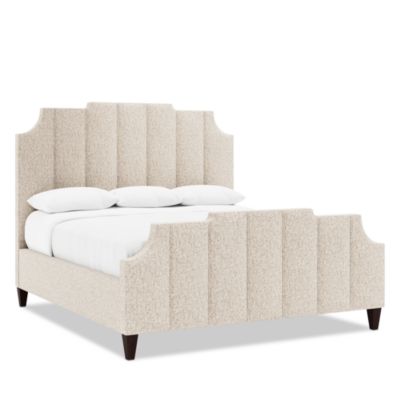 Bayonne Bed, King with a Channeled Footboard