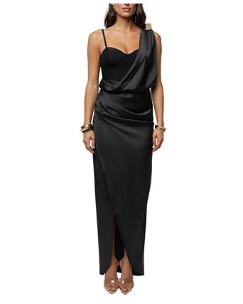 formal black dress Long Lace Short Sleeve Evening offering a secure and comfortable fit similar to a custom Black Formal Dresses and Gowns