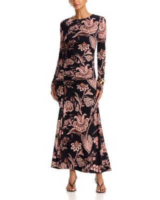 Piermond Printed Long Sleeve Dress