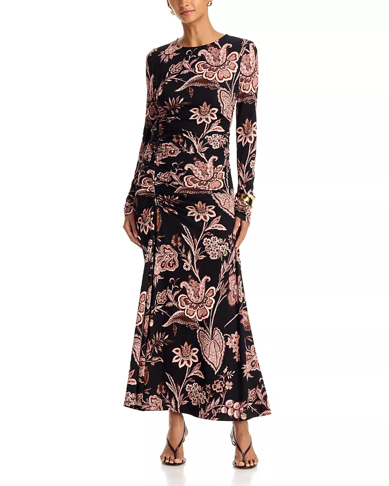 Cara Cara Piermond Printed Long Sleeve Dress