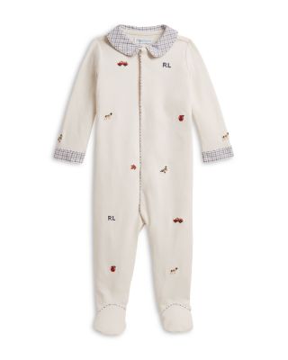 Boys' Embroidered Coverall Footie - Baby