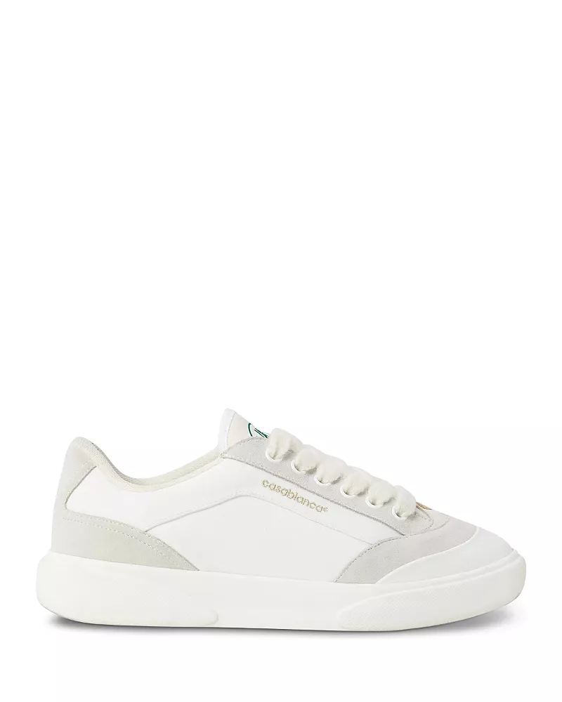 Casablanca Men's Del Mar Lace Up Low Top Leather Sneakers