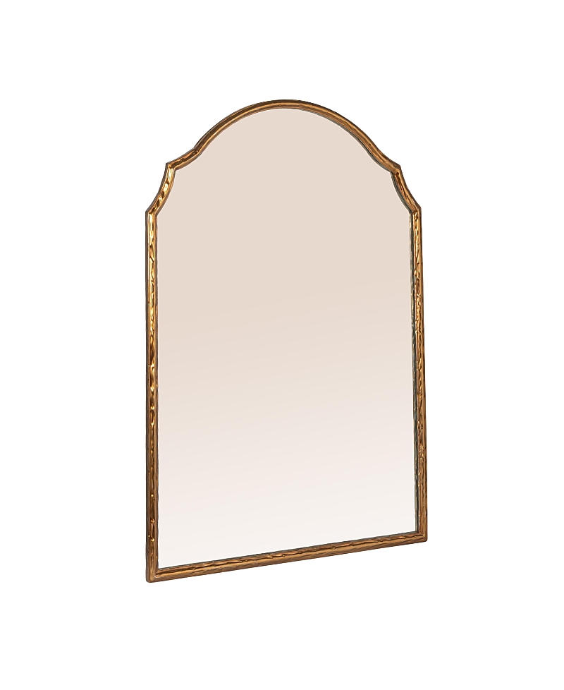 Rowena Interiors Framed Wall Mirror With Detailed Trim In Gold