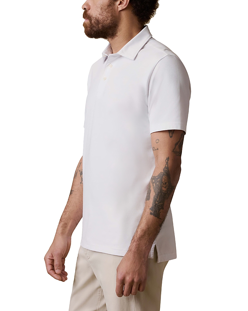 Faherty Movement Pique Three Button Polo Shirt