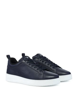  Men's Neo Terrain Sneakers in Monogram Leather