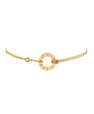  2 Diamonds Love Bracelet 18K Gold with Diamonds