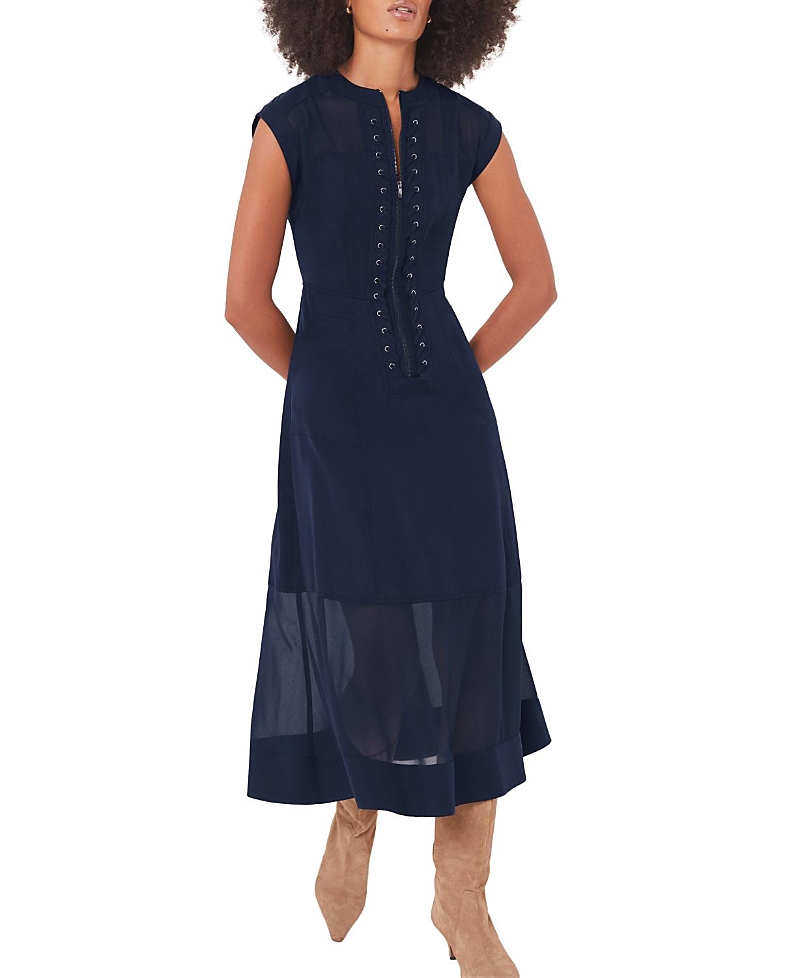 Mint Velvet Women's Utility Front Zip Midi Dress