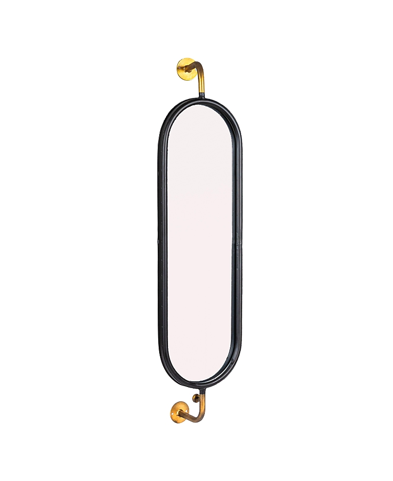 Photos - Other Decoration Olive Grove Oval Metal Framed Wall Mirror with Brackets 4E-87C7-89CCC52228E4