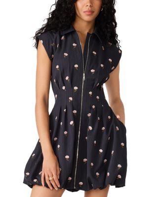 Dyanne Zippered Mini Dress