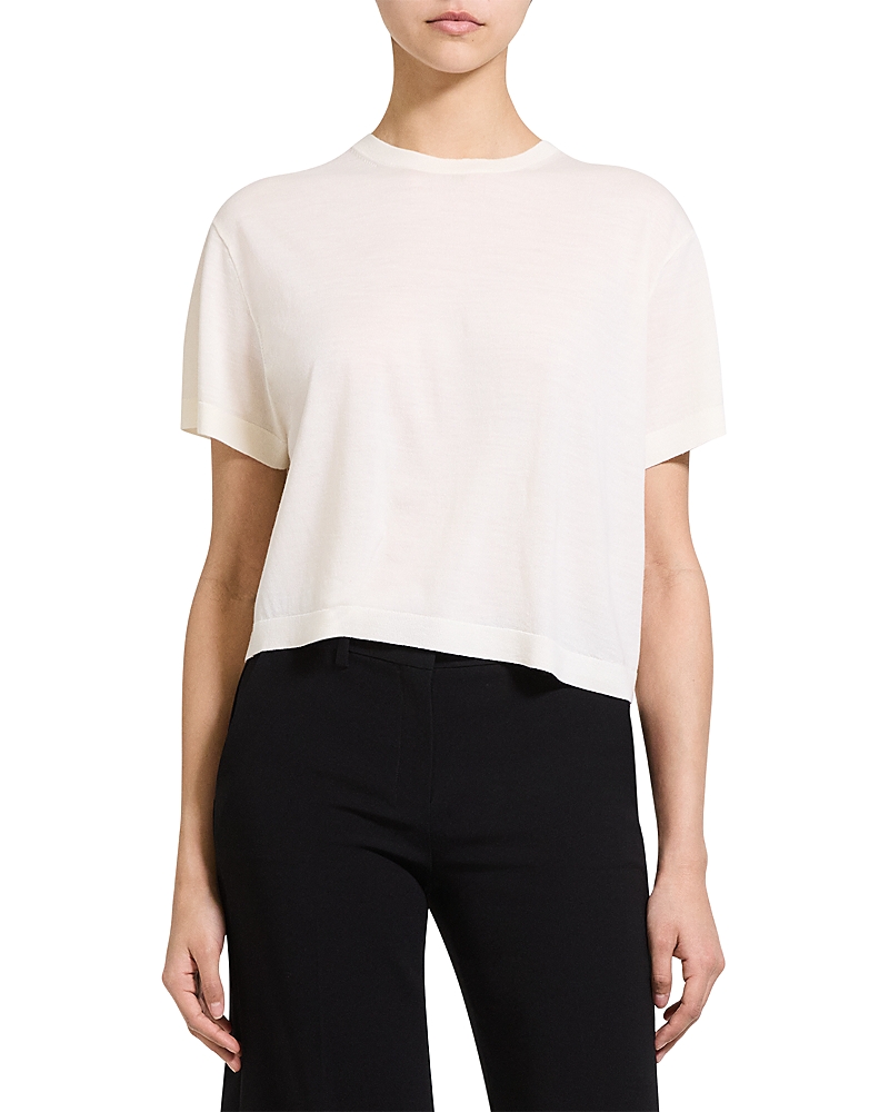 Theory Regal Me Boxy Wool Tee