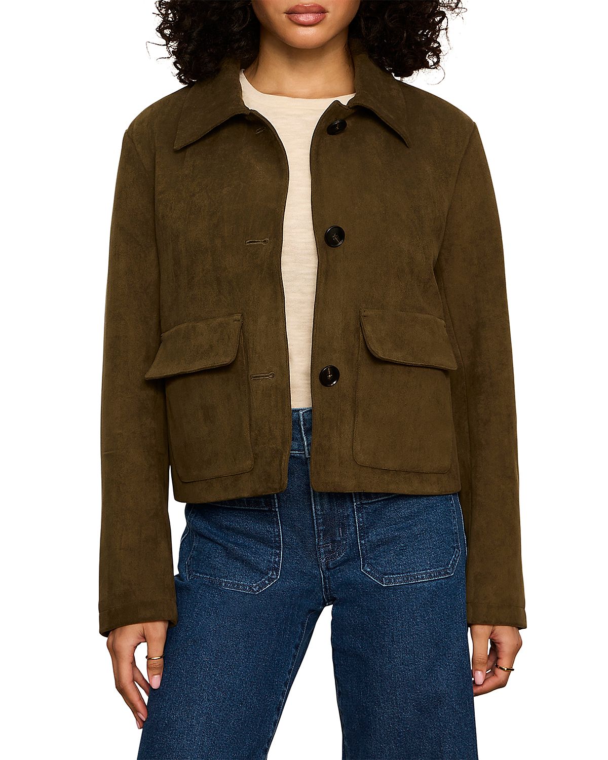 Sanctuary Avid Faux Suede Jacket