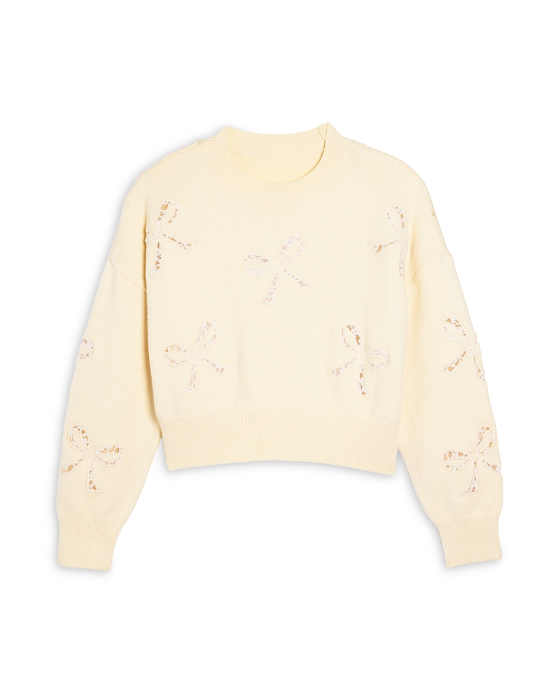 KatieJnyc Girls' Tween Erin Bows Sweater - Big Kid
