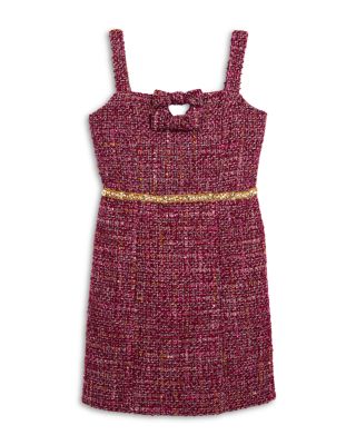 Girls' Agatha Sleeveless Boucle Dress - Big Kid