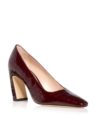 Women's Stassi Embossed Leather Pumps
