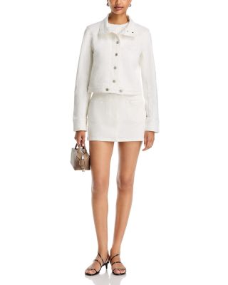 Reedition Denim Jacket & Two Pocket Denim Mini Skirt
