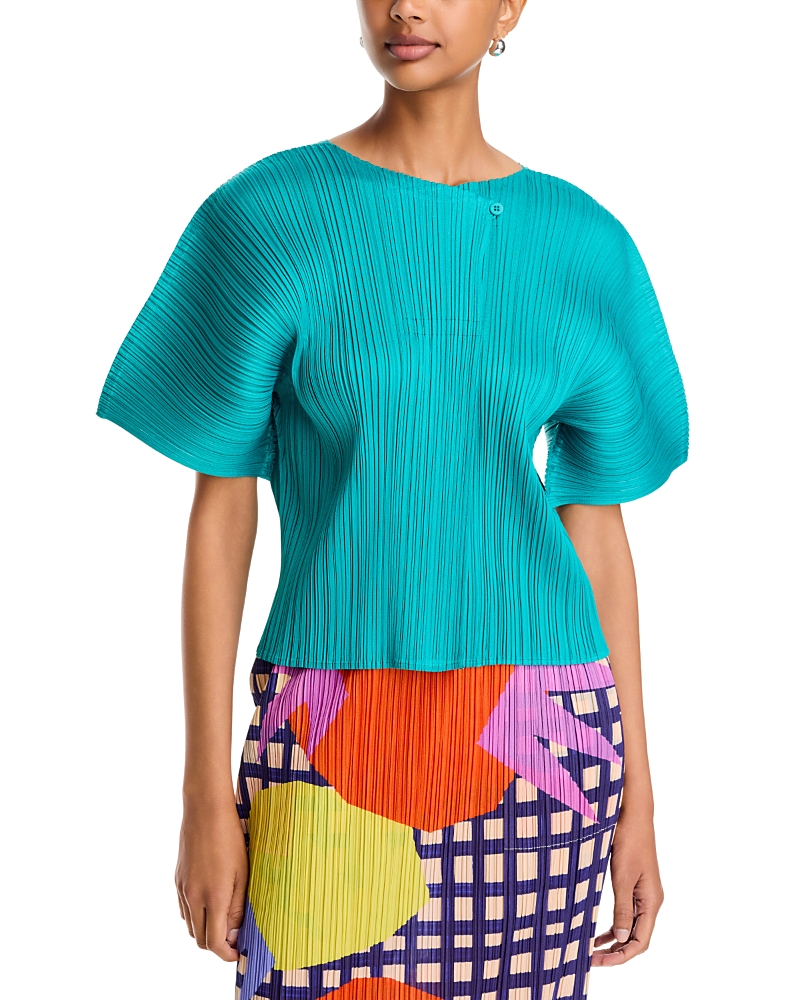 Pleats Please Issey Miyake Short Sleeve Top