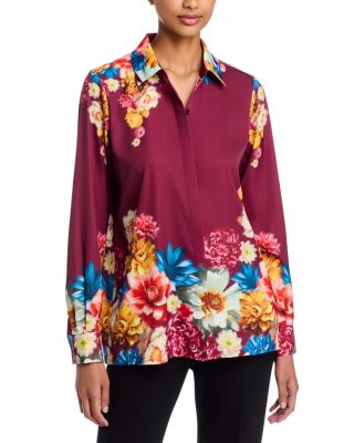 Button Down Tunic Blouse