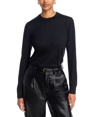 Merino Wool Blend Crewneck Sweater
