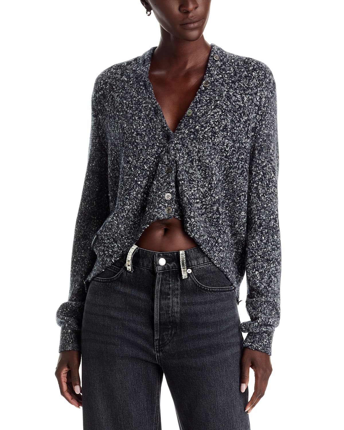 alexanderwang Embellished Button Through Cardigan