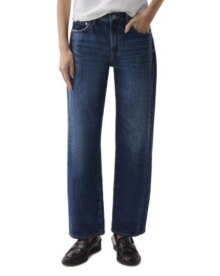 Lexi High Rise Straight Jeans in Moonwave
