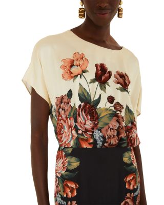 Blouson Bodice Midi Dress - thumbnail 3