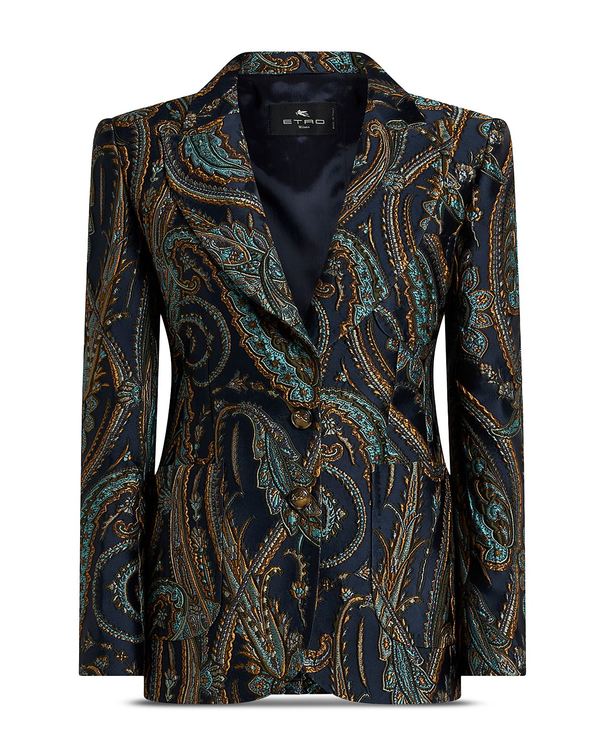 Etro Fitted Brocade Blazer