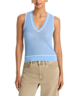 Avery Wool Blend V Neck Vest