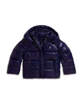 Girls' Glossy Down Hooded Jacket - Little Kid, Big Kid