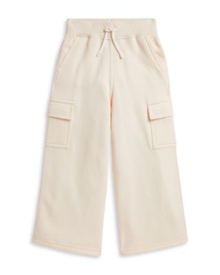 Girls' Fleece Wide Leg Cargo Sweatpants - Little Kid, Big Kid